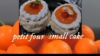 petit four (delicious citric orange bite size cake 🍰🎂)
