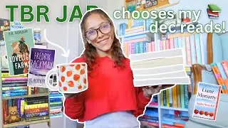 TBR prompt jar chooses my DECEMBER reads!! 📚🎄 *my end of the year tbr* (vlogmas day 2)