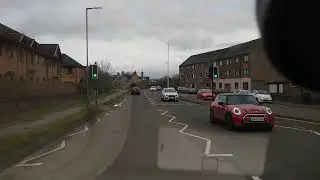 Bankside Industrial Estate across the Moss Road towards South Alloa