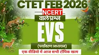 CTET Previous Year Question Paper evs Pedagogy | CTET 2025 Preparation
