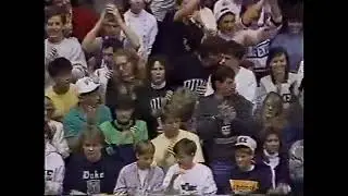 (1-6-1990) #13 Duke Blue Devils vs Virginia Cavaliers