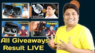 Giveaway Results Live |  Noise Air Buds, Wings Revel , HIFIMAN BW200 & Wings Nitro  Earbuds