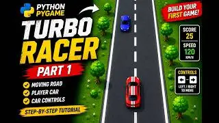 Create a Racing Game in Python Using Pygame | Beginner Friendly