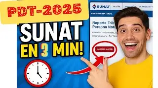 Como Solicita tu PDT SUNAT para Pr&eacute;stamo Bancario  Gu&iacute;a R&aacute;pida y Actualizada 2025