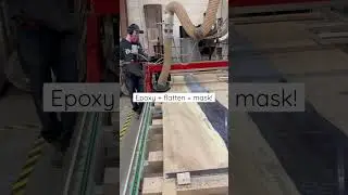 Safety first ⛑️🩹 #epoxy #safety #lungs #dust #chemicals #woodworking #tips #custom #shorts #video