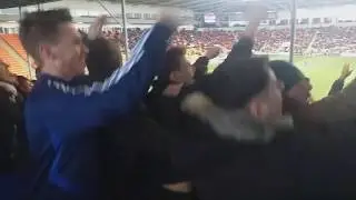FANTASTIC ALLEZ ALLEZ LIMBS DRUMS AT BLACKPOOL AWAY