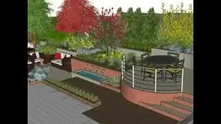 Garden Design SketchUp Animation