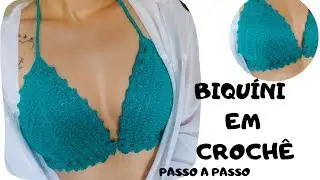 BIQUÍNI EM CROCHÊ  FÁCIL - PASSO A PASSO