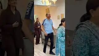 Welcoming and greeting family 🥰#pakistani #shortsvideo #family #desi #punjabi #shorts #indian