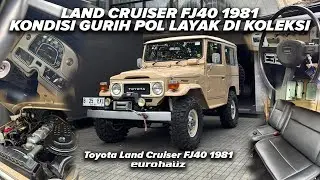LAND CRUISER FJ40 1981 KONDISI GURIH POL LAYAK DI KOLEKSI