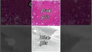 🦄Pink GlitterVs White Glitter🦄#Choose Your gift#short