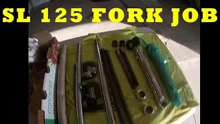 SL 125 Forks Is It All There #dirtbikes #motorcycle #sl125