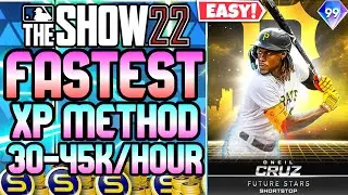 GLITCHY XP METHOD! Fastest Way To Finish The Field Of Dreams Program! MLB The Show 22