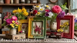 Romantic Shabby Chic Crafts for Spring | Farmhouse Vintage Decor DIY Ideas