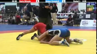 58 KG QF - Kayla Miracle (Sunkist Kids) vs. Kelsey Campbell (Sunkist Kids)