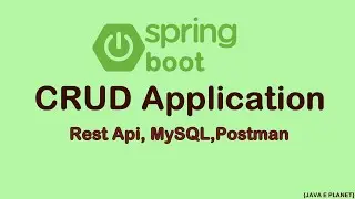 Spring Boot CRUD Application Using Rest API, Hibernate ,JPA, MySQL, Postman, Intellij  