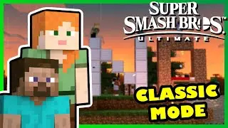 Super Smash Bros. Ultimate - Minecraft Steve Classic Mode (Journey to the Far Lands)