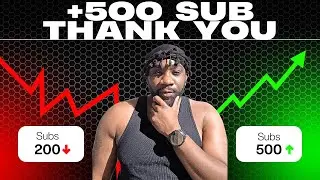 500 Subscribers in 1 Month?! THANK YOU! 🙌🔥 | Road to 1K Begins