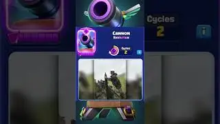 Real life Cannon Card #shorts #clashroyale #clashroyalememes