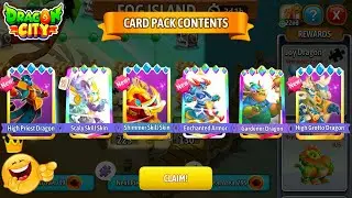 OPENING SHINY STICKER ALBUM CHEST in DRAGON CITY 2025! 😱