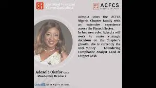 ACFCS NIGERIA CHAPTER BOARD APPOINTMENT
