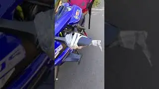 #004 LED indicator mirrors in R15 V3 🔥|| MODIFIED r6 zx10r mirrors