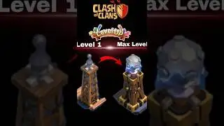 😎Hidden Tesla/level 1 to max level😱/#coc/#clashofclans/#gaming/#viral