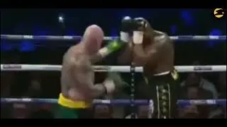 On this day: Dillian Whyte vs Lucas Browne disrespect each other with a Brutal Punch | Slow Mo