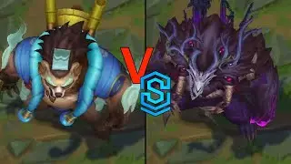 Spirit Blossom Springs Volibear VS The Thousand-Pierced Bear Volibear