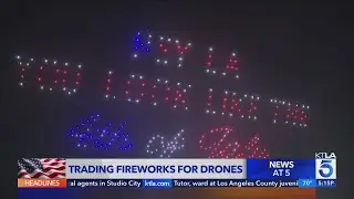 SoCal cities swapping fireworks for drone shows this July 4th