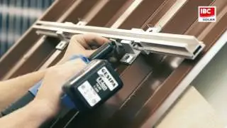 Installation IBC TopFix 200 Trapezoidal Metal Sheet Clamp - Trapezoidal metal sheet roofing solution