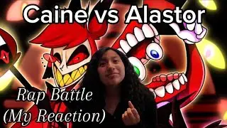 Caine vs Alastor - Amazing Digital Circus vs Hazbin Hotel - RAP BATTLE! (Reaction)