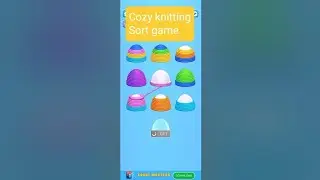 Cozy knitting: Color Sort game LEVEL 11#knitting @antoniodebelen1152