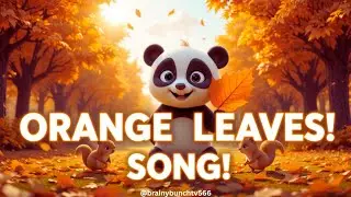 Orange Leaves Song with Panda Pogo 🍂 | Fall Season Fun for Kids | Brainy Bunch TV566