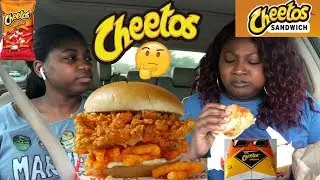 KFC CHEETOS CHICKEN SANDWICH MUKBANG