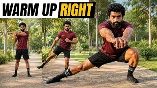 Full Body Warmup Routine Before Workout | Pre Workout Stretches For Beginners (Follow along)