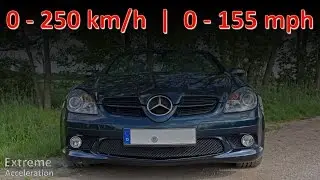 Mercedes Benz SLK 350 // R171 Acceleration 0 - 250 km/h Vmax // AMG Exhaust