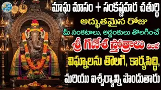 Sri Ganesha Stotras మాఘ మాసం + సంకష్టహర చతుర్థి మీ సంకటాలను, అడ్డంకులు తొలగించే శ్రీ గణేశ స్తోత్రాలు