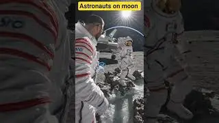 Astronaut on moon #astronaut #astronauts #dream #moon #watersources #search #ai #aivideos #ytshorts