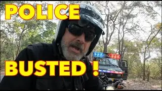 POLICE Stopped Us For Speeding !  Harley X440 Review.