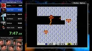Metroid 2: Return of Samus, 100% No Oob 57:38