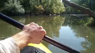 Kayaking near Millionaire Lake, Oregon