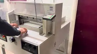 Used IDEAL EBA 4850-95EP Programmable Guillotine Cutter