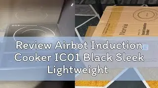 Review Airbot Induction Cooker IC01 Black Sleek Lightweight Portable Electric Multicooker Steamer S