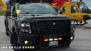 Nissan Titan HD Grille Guard by Steelcraft Automotive Protect your Titan with our Heavy Duty Bumpers