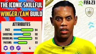 FIFA 23 PRO CLUBS - THE MOST *ICONIC* SKILLFUL CAM/WINGER BUILD 👑🐐 RONALDINHO RECREATION BUILD/FACE
