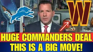 💥🥳 NFL'S TOP SIGNING!!! FRONT OFFICE ANNOUNCES TODAY!! COMMANDERS NEWS TODAY! Commanders News