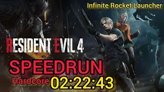 Resident Evil 4 Remake (Infinite Rocket launcher) Hardcore SPEEDRUN