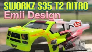 ✅ SWORKZ S35 T2 NITRO TRUGGY 4WD - CARRO EMII DESIGN