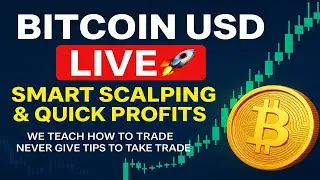 Bitcoin USD LIVE 🔥 Smart Scalping & Quick Profits!#CryptoTrading #LiveScalping #BTC #Da
